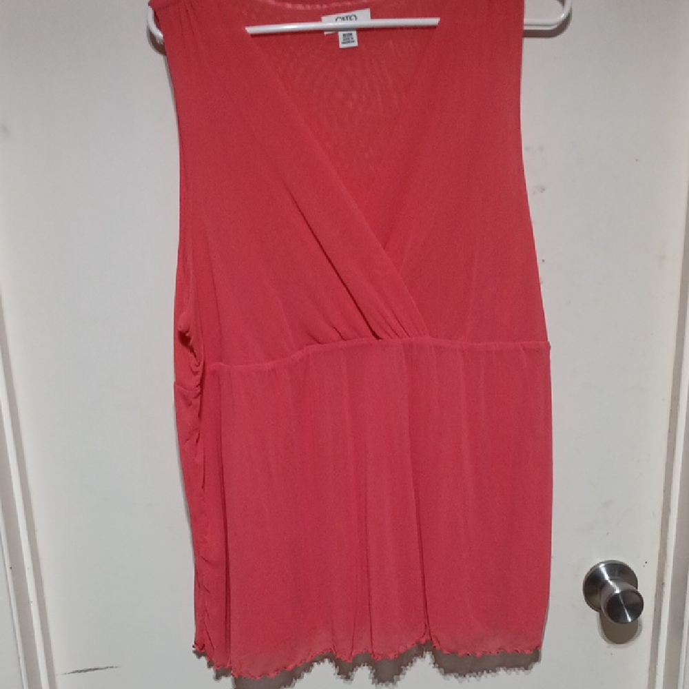 Cato Coral Tank Top